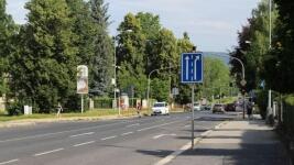 jablonec palackeho ul usek od volta k zast jablonex